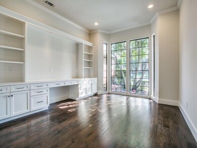 Located just off entry is a large Study with built