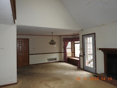 View of dining area from Living