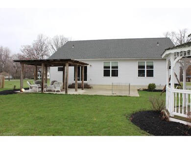 Backyard has gazebo & patio with pergola@