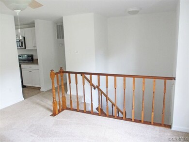View of foyer area from living room.