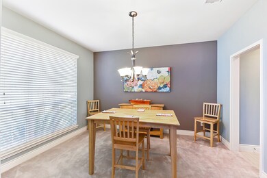 Formal dining room which could also be used as a study if needed.