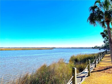 Little Satilla River.  Community Dock is on right