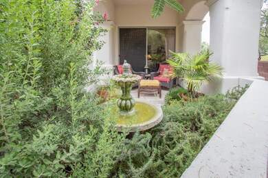 Front Patio with Fountain and Slider