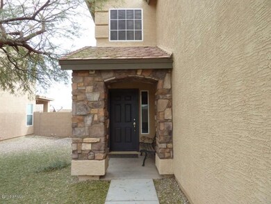 Beautiful stone at entry