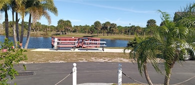 View of dock fron unit 58 featuring a water view
