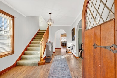 Front Hallway and Steps Up