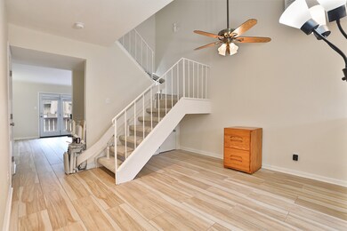 Your dining area.  Note the extra storage under th