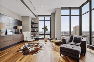 Floor-to-ceiling windows on the 21st floor of The IVY Residences provide amazing views...