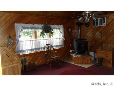 Dining Room beautiful knotty pine walls & ceilings