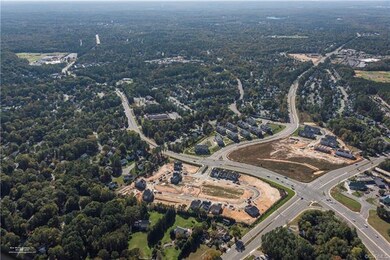 Aerial photo of the community of John Rolfe Square