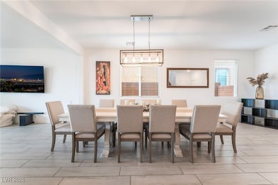 View of dining space