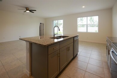 Kitchen to Dinette and Family Room View