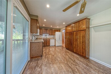 Notice all the recessed lighting.