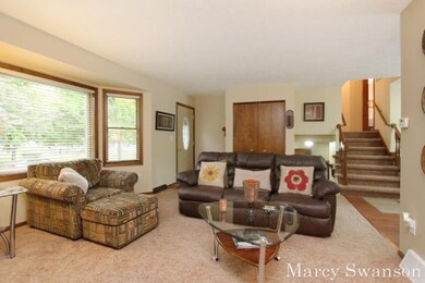 Living room with large picture window