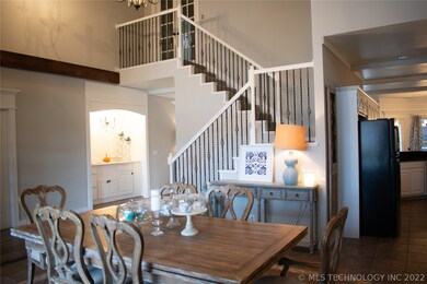 Entry Stairway and Formal Dining Room