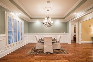 Dining Room with old paint color