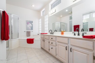 M. Bathroom with separate shower & tub.