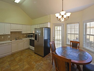 The kitchen and breakfast area is very family frie