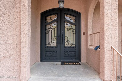 Wrought Iron Double Front Door