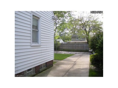 Looking down drive from the back; lots of privacy with no neighbor across the street