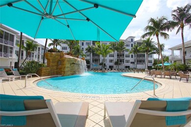 Resort Pool with waterfall