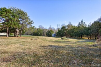 Partial view of rear yard.