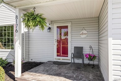 The front porch is a perfect place to enjoy your m