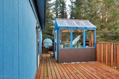 Greenhouse and deck