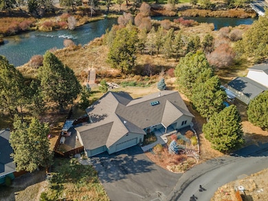 Aerial of house