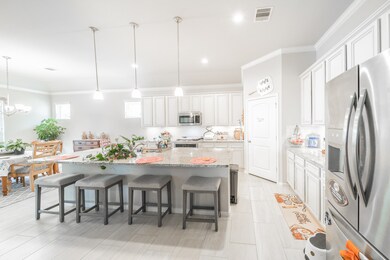 Big Island Kitchen open to living room