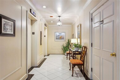 Ground floor hallway to elevator