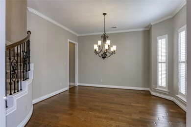 Formal dining room just off foyer!