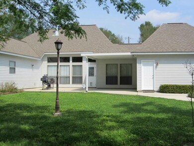 Rear view of house