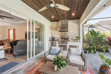 gourmet kitchen and hurricane shutter automatic