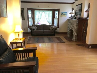 Beautiful bay window in living room