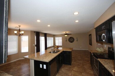 Kitchen open to famiy room