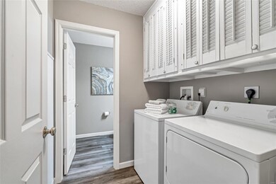 Main floor laundry has new LVP flooring, September
