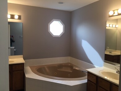 Master bath, whirlpool tub and separate shower