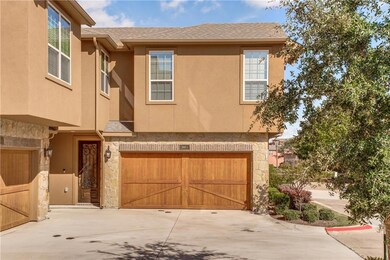 Full size two car garage with private entry