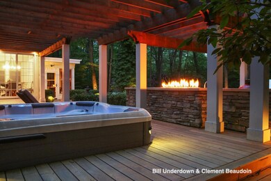 hot tube by firelight