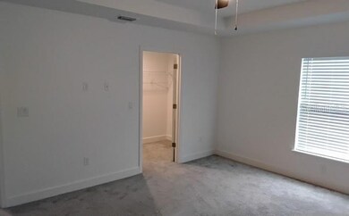 partial master bedroom with walk in closet