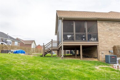 Screened in deck