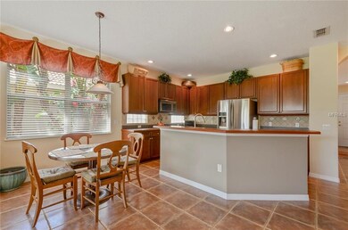 Designer kitchen with breakfast nook