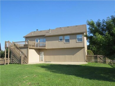 Huge back yard, oversized patio and large deck are