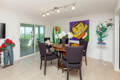 Spacious dining room