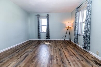Updated flooring in living room.