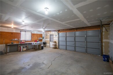 Garage featuring natural light