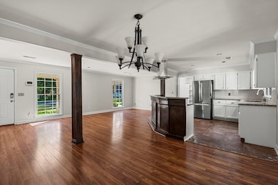 Open-concept Living and Dining