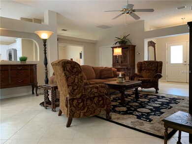 Living room viewed from master bedroom
