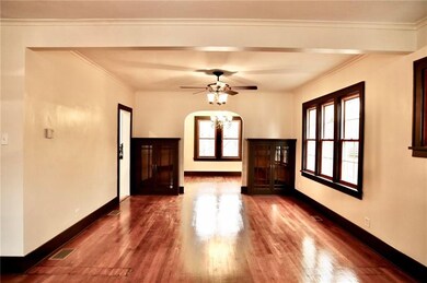 Living room to dining room view